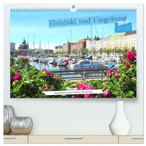 Helsinki und Umgebung - Eine Reise in den Süden Finnlands (hochwertiger Premium Wandkalender 2026 DIN A2 quer), Kunstdruck in Hochglanz: Die lebendige ... in der Stadt und im Umland. (CALVENDO Orte)