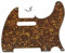 KAISH American Vintage 5 Hole Tele Pickguard TL Guitar Pick Guard Scratch Plate for Tele/Telecaster Tiger Stripe