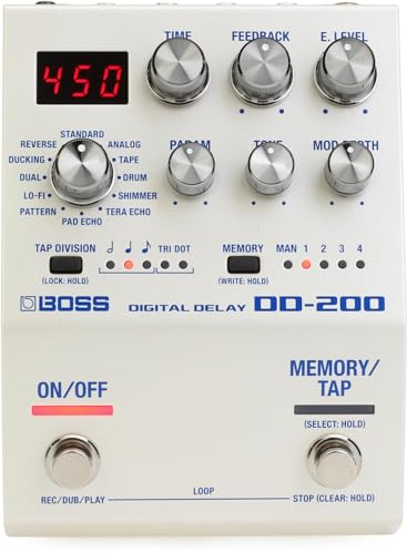 Boss DD-200 Digitales Verzögerungspedal