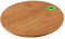 axentia 132783 Küchenbrett Schneidebrett, Bambus, Ø ca. 25 cm, Holzfarbe/Grün