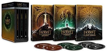 Lo Hobbit Trilogy Steelbook (4K Ultra-HD) (6 Blu-Ray)