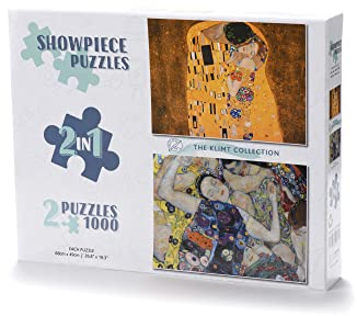 Showpiece Puzzles 2 x 1000 Piece Collection (Klimt)