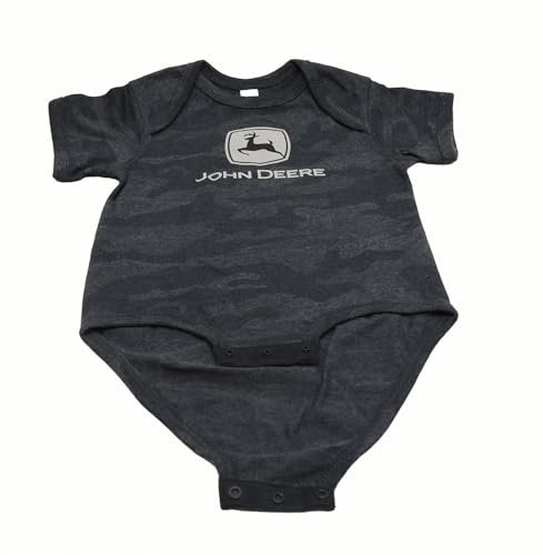 John Deere Infant Baby Boys Logo One Piece Bodysuit