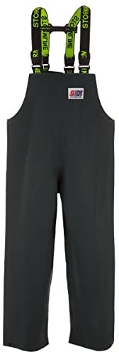 Stormline Stormtex 669 - Salopette da lavoro impermeabile in PVC, peso medio, 500 g/m², per agricoltura, edilizia, orticoltura, abbigliamento da lavoro, pesca, pesca, pesca, colore: blu, verde
