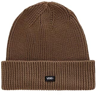 Vans Post Mütze Shallow Cuff Beanie Dirt Unisex, braun, Einheitsgröße