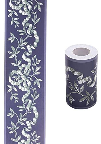 YANCAIYUNL Wallpaper Border Peel Stick Removable Molding Border Self Adhesive Waistline Stickers Border for Living Room Bathroom Kitchen Tiles(10cm*10m)
