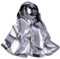 FAIRYGATE Damen Schal Frühling Chiffon Schal Seidenschal Elegant Seiden Tuch stylisches Muster Eleganter Sommer für Frauen Hochwertiges Schals A4718