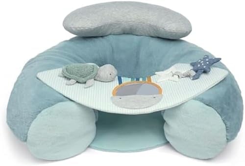 Mamas & Papas „Welcome To The World“ Kissen zum Sitzen und Spielen, Blau