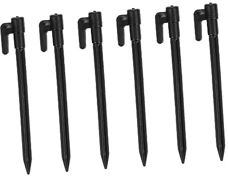 Kisangel 50 Stück Nägel Aus Kunststoff Zelt Bodennägel Zeltheringe Aus Kunststoff Bodennägel Für Campingzelte Schaukelheringe Zeltheringe Aus Metall Strandmatten Plastik Die Faulen Draussen