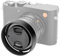 JJC Gegenlichtblende für Leica Q3 43, Q3, Q2 und Q Kameras, Aluminium, rund, mit Objektivdeckel, ersetzt runde Leica Gegenlichtblende Q, Schwarz