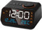 Radio Despertador, Pantalla Digital Multifunción para el Hogar, Reloj Despertador LED de Fácil Operación (Black)