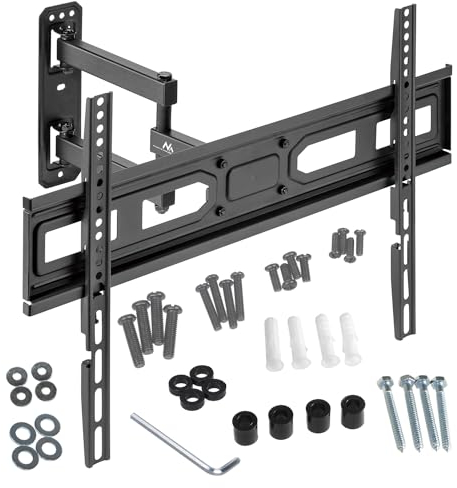 Maclean MC-798N Soporte de Pared Universal para TV OLED/QLED/LCD/LED/Plasma/Curvas 37-70 Carga máxima hasta 35 kg VESA de 100x100 a 600x400mm