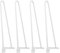 Kedia Tischbeine Metall, DIY Tischbeine Möbelfüße Tischkufen aus Stahl für Schreibtisch, Esstisch, Couchtisch, Tisch (4pcs-41cm weiß-B)