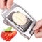 Rebanador de Huevos Duros,Pelador Huevos Corta Cocidos Huevos Duros Cortador de Eggs Setas Cutters Acero para Emparedado sándwiches Ensalada de champiñones