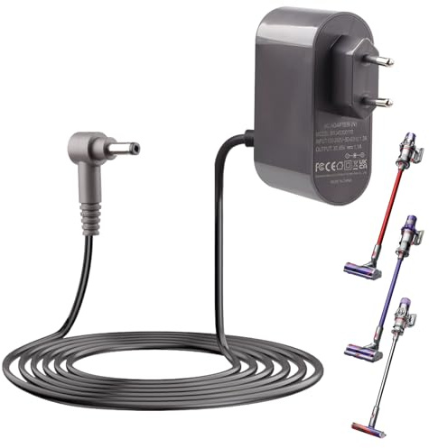 30.45V LadeKabel Netzteil für Dyson V10 V11 V12 V15 Staubsauger, 1.8m | Ladegerät für Dyson Filter SV12 SV14 SV15 SV16 SV20 SV22 Cyclone Absolute Animal Motorhead Cordless Vacuum Cleaner Akku