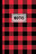 Notes: Buffalo Plaid Notebook - Small Red and Black Lumberjack Plaid Pattern Blank Lined Journal