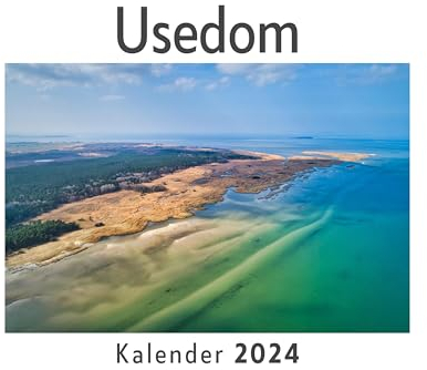 Usedom (Wandkalender 2024, Kalender DIN A4 quer, Monatskalender im Querformat mit Kalendarium, Das perfekte Geschenk)
