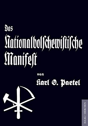 Das Nationalbolschewistische Manifest: Nachwort: Wehage, Franz-Joseph