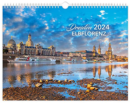 Dresden Elbflorenz 2024 | 40 x 30 cm | schwarzes Kalendarium