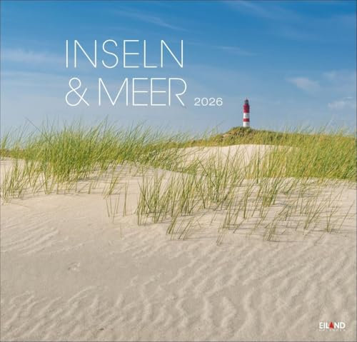 Inseln und Meer Edition Kalender 2026: Die nordfriesische Landschaft in einem hochwertigen Fotokalender. Kalender 2026 Landschaften voll Wasser und weißem Sand.