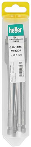 Heller Tools 2018 Bionic Pro Zweischneider Hammerbohrer SDS-plus, für Beton und Armierung, Set 4-teilig Ø 5/6/8/10 mm, sds plus bohrer set, betonbohrer set