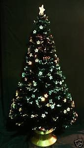 Christmas Concepts® 84 Inch (2.1M) Black Fibre Optic Christmas Tree with Fibre Optic Stars & Gold Base