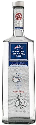 Martin Miller's Gin, Original Gin - Super Premium Gin, Icelandic water, Distilled in England - 40 percent ABV 70cl Bottle (0.7L)