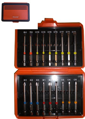 Projahn 1/4 Zoll Bit Box mit markierten Bits 18-teilig 4093