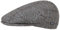 Lipodo Flatcap mit Karomuster Herren - gefütterte Schiebermütze mit Wolle - Made in Italy - Karierte Herrenmütze mit Schirm - Schirmmütze Herbst/Winter anthrazit 55 cm