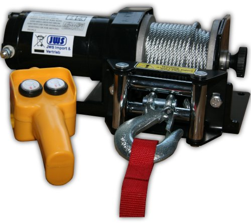 Elektrische ATV Quad Seilwinde Winde 12V 2000Lbs Quadwinde Elektrowinde Seilzug