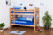 Kinderbett Etagenbett Mario Buche Vollholz massiv Natur inkl. Rollrost - 90 x 200 cm, teilbar