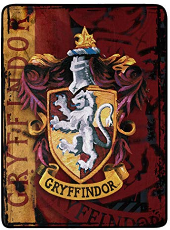 Northwest Harry Potter Micro Raschel Überwurfdecke, 116,8 x 152,4 cm, Kampfflagge