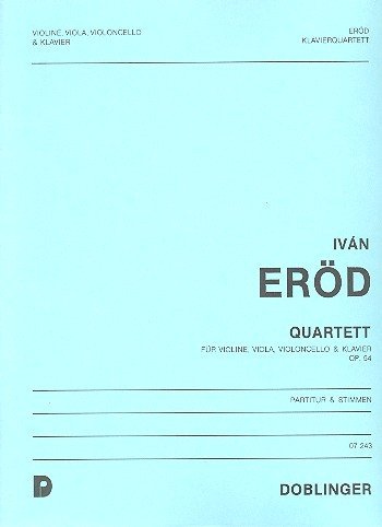 QUARTETT opus.54: FUER VIOLINE, VIOLA, CELLO UND KLAVIER