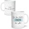 OWLBOOK® Bester Papa der Welt Tasse | Personalisierte Geschenke für Papa zum Geburtstag Vatertag als Geburtstagsgeschenk Vatertagsgeschenk | Keramik 300 ml