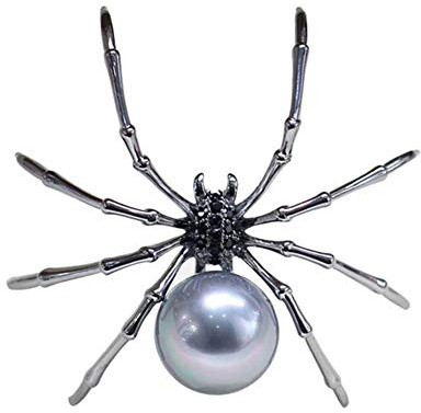 Beito Frauen-tierbrosche Pins Steampunk Schmuck Freie Kristallperlen-Spinnen-brosche-Dame-Partei Art Deco Pins