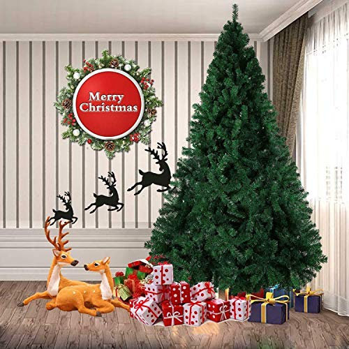 10ft/300cm Künstlichen Weihnachtsbaum Alaskan Pine Grün 1800 Spitzen Xmas Home Dekorationen 3m, Metallständer