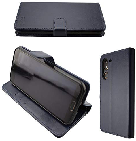caseroxx Étui pour Doro 8080/8062, Housse Bookstyle en Cuir Artificiel, Bleu