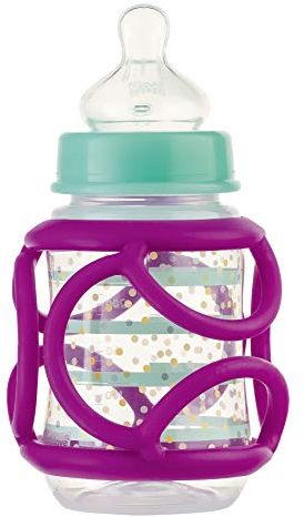 Ravensburger ministeps 4146 baliba Fläschchenhalter - Flexibler Greifling zum eigenständigen Trinken - Baby Spielzeug ab 6 Monate - lila