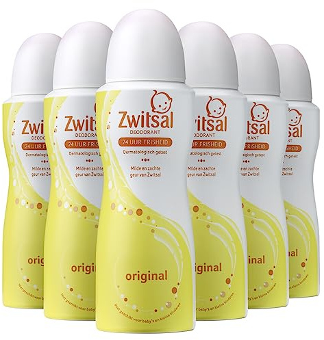 6x Zwitsal Deodorant Original 100 ml