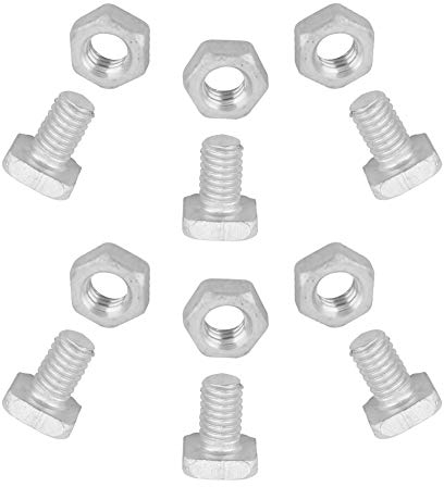Aigend 50pcs Aluminiummuttern und -Schrauben, hochfeste Elite-Gewächshausteile für notwendiges Zubehör BAU der meisten Gewächshäuser