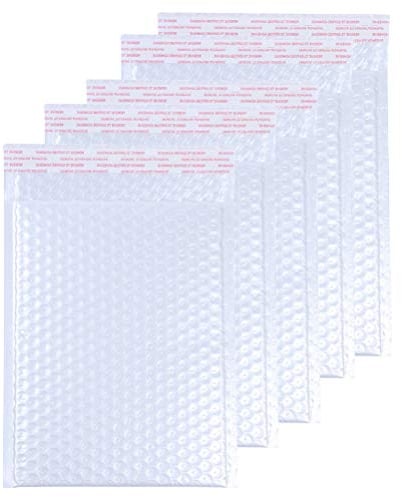 NUOBESTY 50 Stück Blasenklare Polsterbeutel Wickeln Schutzbeutel für Die Versandlagerung Ein Und Bewegen Den Lieferbeutel für Die Verpackung