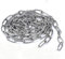 KAIISSA 304 Stainless Steel Chain Strong Bright Heavy Duty Steel Welded Chain Links for Fence Hanging, Walking The Dog Chain, Swing Chain, Drying Clothes Chain Maximum Load 200kg, 4MM - 2 Meter