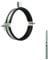 VONLIS Lot de 5 colliers de serrage pour tube agrafé - Diamètre : 125 mm