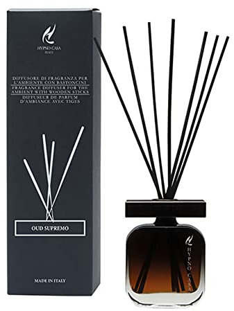 Hypno Casa - Raumduft mit Stäbchen, 100 ml Linie Erste Klasse (Oud Supremo)