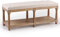 VONLUCE Ottoman Storage Bench, 115cm French Vintage Entryway Bench Shoe with Shelf Cushion and Wood Frame, Tufted Upholstered for Bedroom End of Bed Living Dining Room, Beige