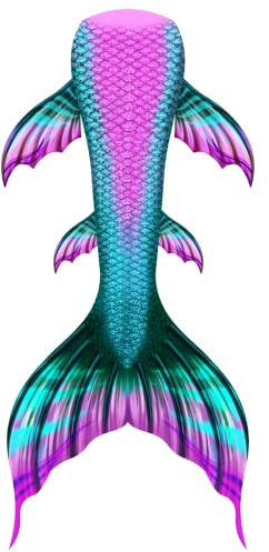 FOLOEO Meerjungfrauenschwanz für Erwachsene Herren und Damen – Realistisches Design, Hochwertiges elastisches Material, Perfekt für Pool und Strand