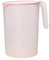 Jarra De Agua con Tapa (Rosa) - Jarra De Agua Plastico | Versátil Y Clasificación Integrada para Bebidas Frías como Zumo | Jarra con Tapa | Jarras De Bebidas Resistentes Al Calor con Mango Ergonó ICO