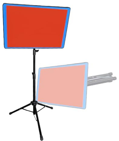 YCOVSFP Tischtennis-Rebounder, Selbsttraining, Rebound-Board, Rot, 50x32CM, Tragbar, Metall, Holz, Gummi, 4.7kg, Modell 85461