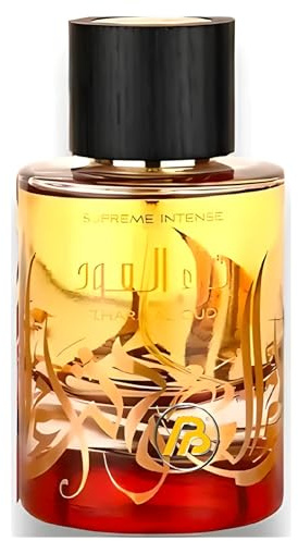Ard Al Zaafaran Thara Al Oud Supreme Intense Eau de Parfum Spray für Unisex, 3,4 Unze