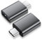 MoKo USB C to USB Adapter 10Gbps, USB C 3.2 Gen 2 Male to USB A Female Adapter Compatible with iPhone 15 Pro Max, MacBook Pro, iPad, iMac and Thunderbolt 4/3 Devices, Fit Side by Side, 2 Pack